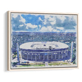 Eintracht Frankfurt Deutsche Bank Park Watercolor, Sport Art Prints Fan Gift, Framed Canvas Prints Wall Art Decor