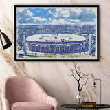 Eintracht Frankfurt Deutsche Bank Park Watercolor, Sport Art Prints Fan Gift, Framed Canvas Prints Wall Art Decor