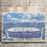 Eintracht Frankfurt Deutsche Bank Park Watercolor, Sport Art Prints Fan Gift, Canvas Prints Wall Art Decor
