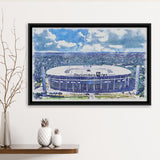 Eintracht Frankfurt Deutsche Bank Park Watercolor, Sport Art Prints Fan Gift, Framed Canvas Prints Wall Art Decor