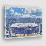 Eintracht Frankfurt Deutsche Bank Park Watercolor, Sport Art Prints Fan Gift, Canvas Prints Wall Art Decor