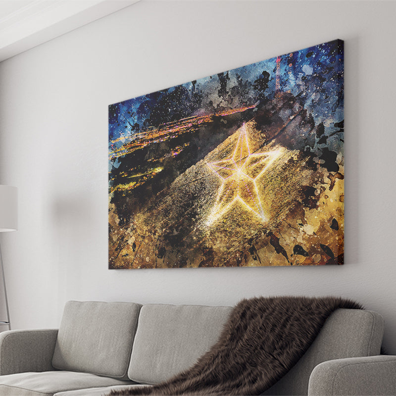 El Paso Texas Usa Downtown Skyline Canvas Prints Wall Art - Painting Canvas,Wall Decor,Art Print,Home Decor