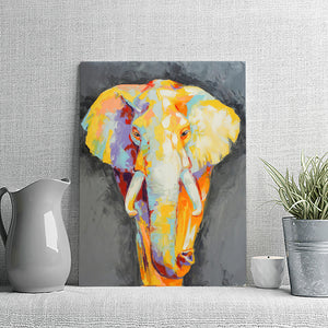 Elephant Abstract Painting Canvas Wall Art - Canvas Prints, Prints for Sale, Canvas Painting, Home Decor