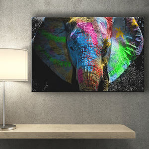 Elephant Graffiti Art Canvas Prints Wall Art - Painting Canvas, Home Wall Decor, For Sale, Painting Prints