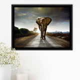 Elephant Stylish Framed Canvas Prints Wall Art Decor - Paiting Canvas, Art Prints, Floating Frame