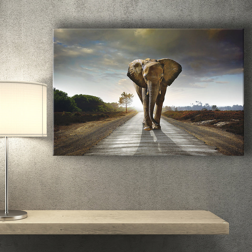 Elephant Stylish Canvas Prints Wall Art Decor - Paiting Canvas, Art Prints, Wall Decor, For Sale