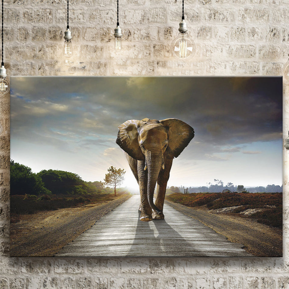 Elephant Stylish Canvas Prints Wall Art Decor - Paiting Canvas, Art Prints, Wall Decor, For Sale