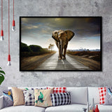 Elephant Stylish Framed Art Prints Wall Decor - Painting Prints, Framed Picture, Home Decor