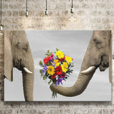 Elephants Love Canvas Prints Wall Art - Painting Canvas,Wall Decor, Painting Prints,For Sale