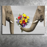 Elephants Love Canvas Prints Wall Art - Painting Canvas,Wall Decor, Painting Prints,For Sale