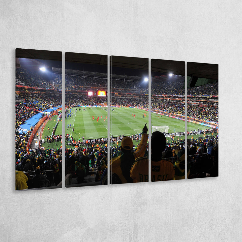 Ellis Park Stadium, Stadium Canvas, Sport Art, Gift for him, Multi Panels B, Canvas Prints Wall Art Decor