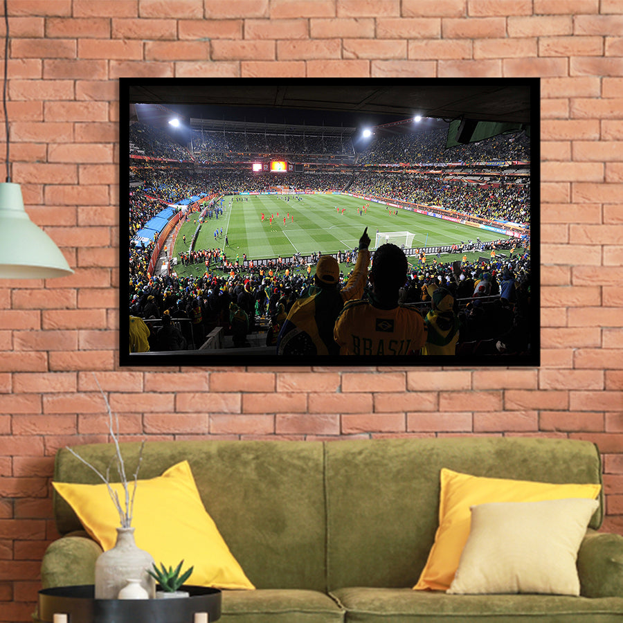 Ellis Park Stadium, Stadium Canvas, Sport Art, Gift for him, Framed Art Prints Wall Art Decor, Framed Picture