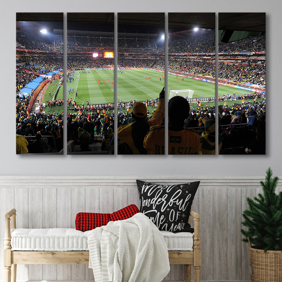 Ellis Park Stadium, Stadium Canvas, Sport Art, Gift for him, Multi Panels B, Canvas Prints Wall Art Decor