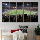 Ellis Park Stadium, Stadium Canvas, Sport Art, Gift for him, Multi Panels B, Canvas Prints Wall Art Decor