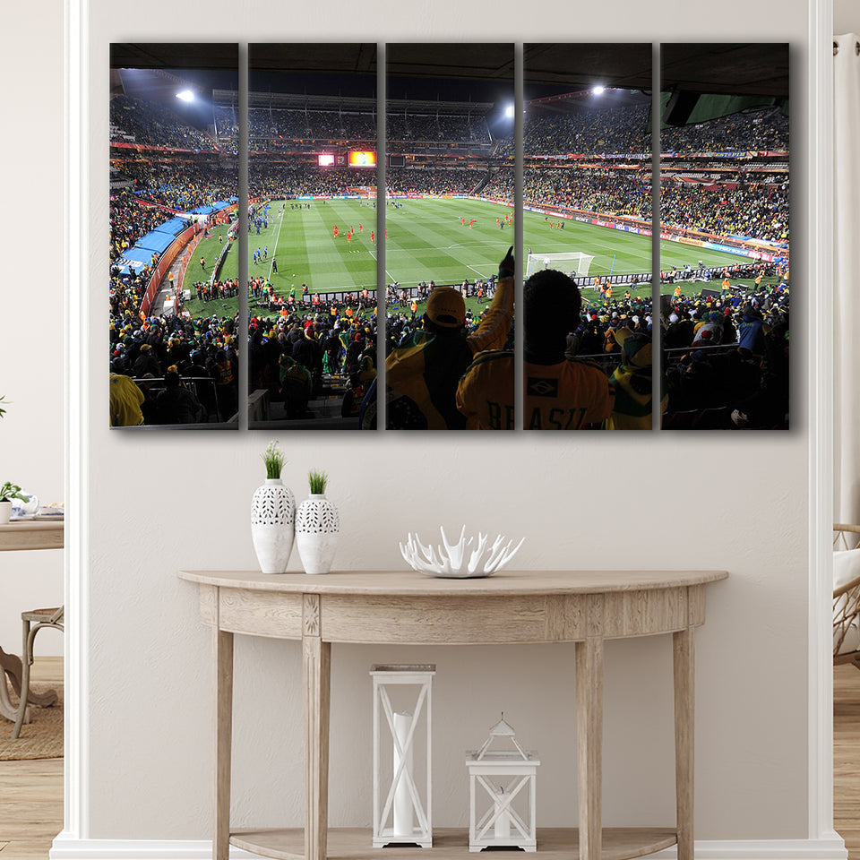 Ellis Park Stadium, Stadium Canvas, Sport Art, Gift for him, Multi Panels B, Canvas Prints Wall Art Decor