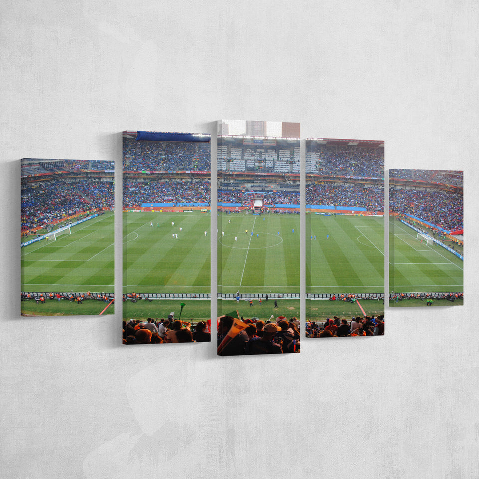 Ellis Park Stadium in South Africa, Stadium Canvas, Sport Art, Large Canvas, Multi Panels, Canvas Prints Wall Art Decor