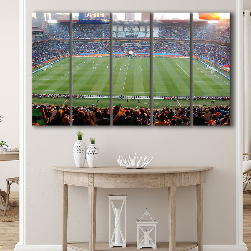 Ellis Park Stadium in South Africa, Stadium Canvas, Sport Art, Gift for him, Multi Panels B, Canvas Prints Wall Art Decor