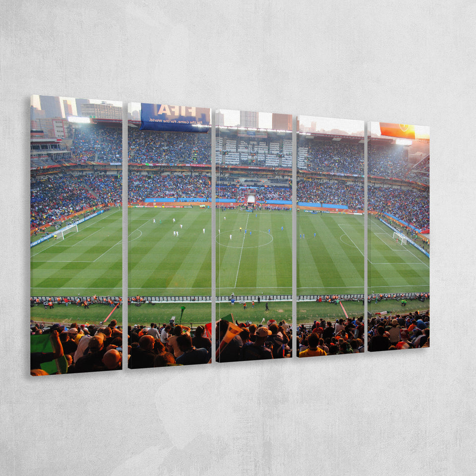 Ellis Park Stadium in South Africa, Stadium Canvas, Sport Art, Gift for him, Multi Panels B, Canvas Prints Wall Art Decor