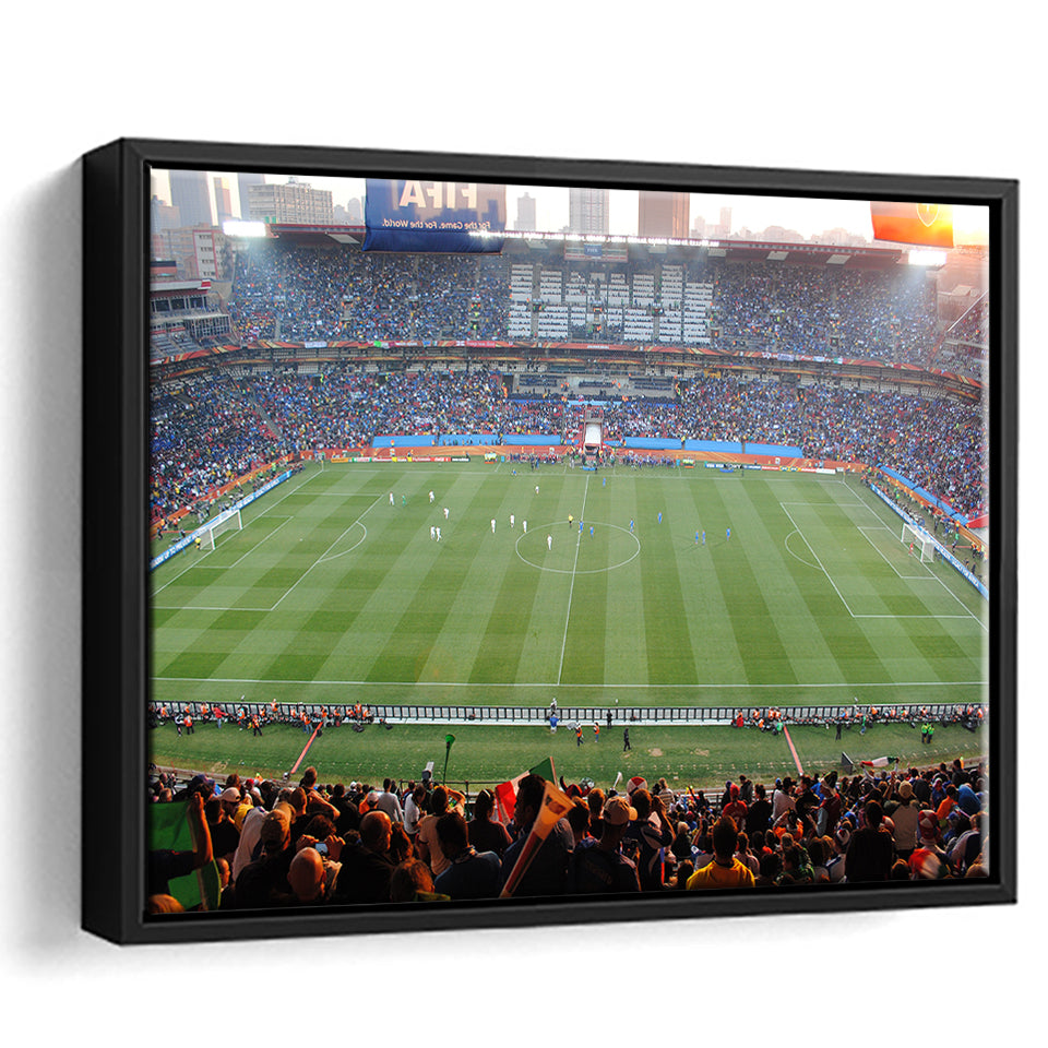 Ellis Park Stadium in South Africa, Stadium Canvas, Sport Art, Gift for him, Framed Canvas Prints Wall Art Decor, Framed Picture