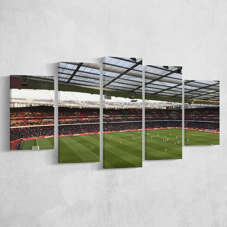Emirates Arsenal matched tickets, Stadium Canvas, Sport Art, Large Canvas, Multi Panels, Canvas Prints Wall Art Decor