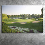 Emirates Gc (Majlis) Golf Courses At Dubai, United Arab Emirates, Golf Art Print, Golf Lover, Canvas Prints Wall Art Decor