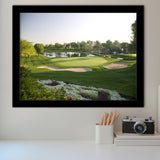 Emirates Gc (Majlis) Golf Courses At Dubai, United Arab Emirates, Golf Sport Print, Golf Lover, Framed Art Prints Home Decor