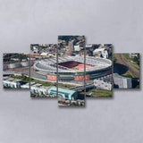Emirates Stadium Aerial View, Stadium Canvas, Sport Art, Large Canvas, Multi Panels, Canvas Prints Wall Art Decor