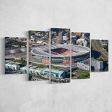 Emirates Stadium Aerial View, Stadium Canvas, Sport Art, Large Canvas, Multi Panels, Canvas Prints Wall Art Decor