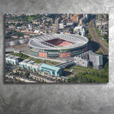 Emirates Stadium Aerial View, Stadium Canvas, Sport Art, Gift for him, Fan Gift, Canvas Prints Wall Art Decor