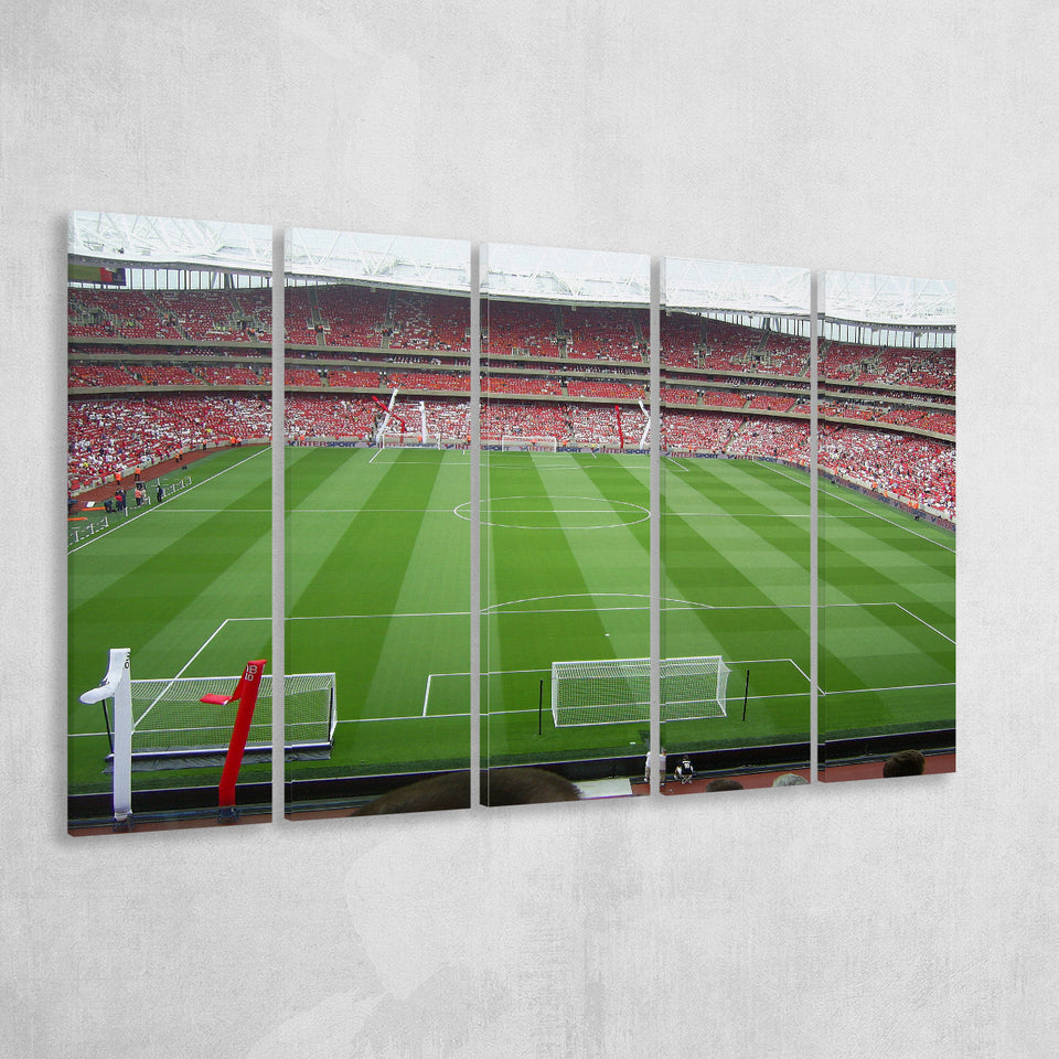 Emirates Stadium Arsenal Wall Art Multi Panels B, Canvas Prints Wall Art Decor