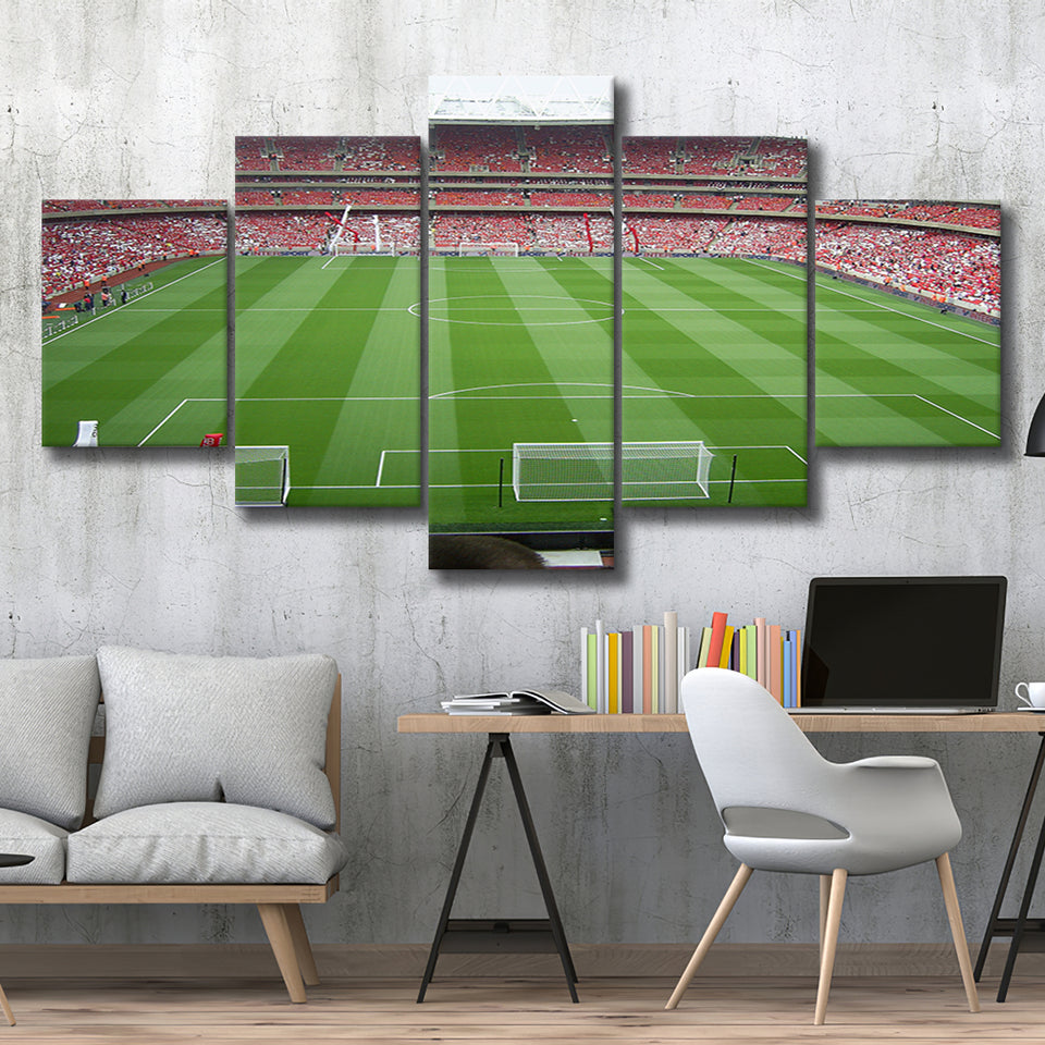 Emirates Stadium Arsenal Wall Art Multi Panels, Canvas Prints Wall Art Decor