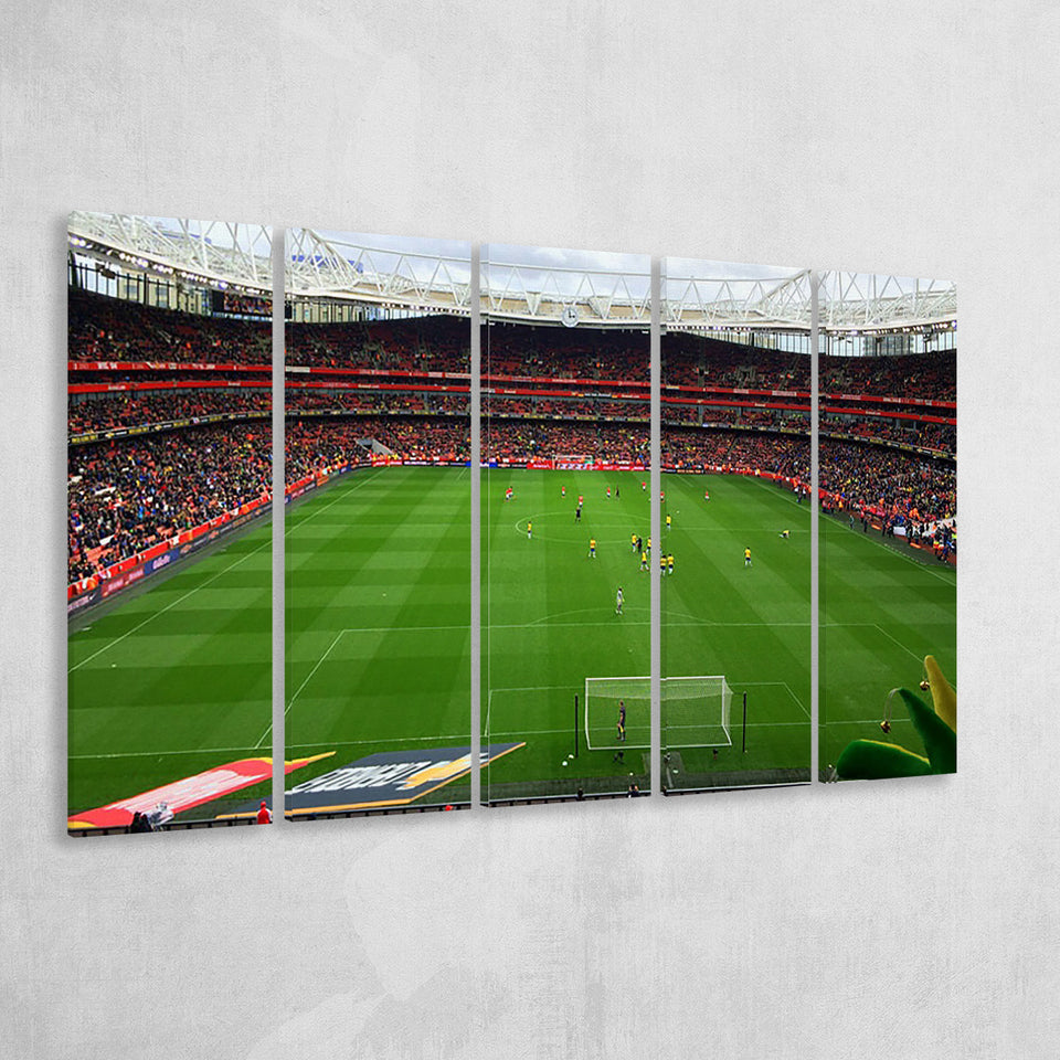 Emirates Stadium England, Stadium Canvas, Sport Art, Gift for him, Multi Panels B, Canvas Prints Wall Art Decor