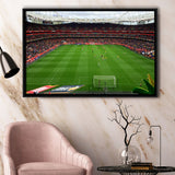 Emirates Stadium England, Stadium Canvas, Sport Art, Gift for him, Framed Canvas Prints Wall Art Decor, Framed Picture