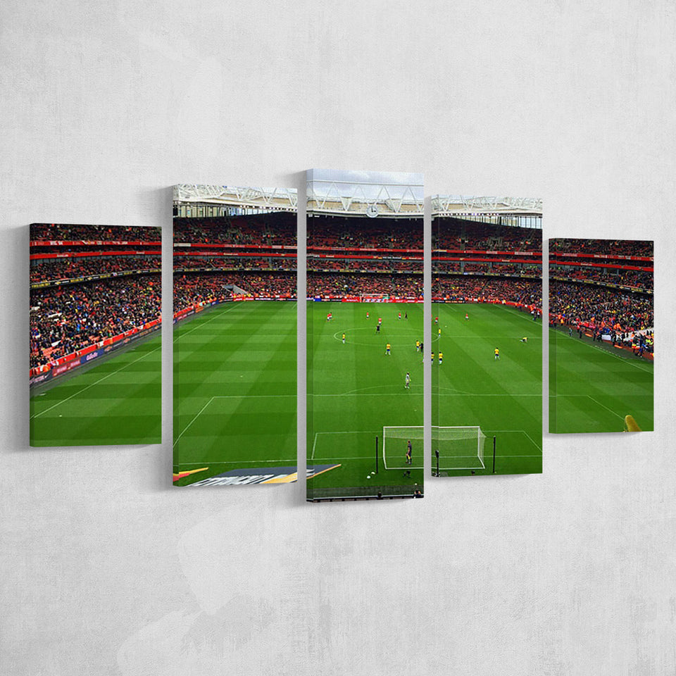 Emirates Stadium England, Stadium Canvas, Sport Art, Large Canvas, Multi Panels, Canvas Prints Wall Art Decor