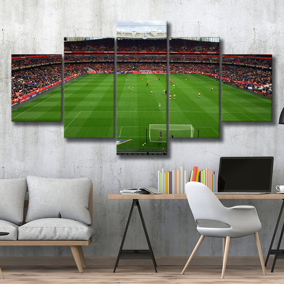 Emirates Stadium England, Stadium Canvas, Sport Art, Large Canvas, Multi Panels, Canvas Prints Wall Art Decor