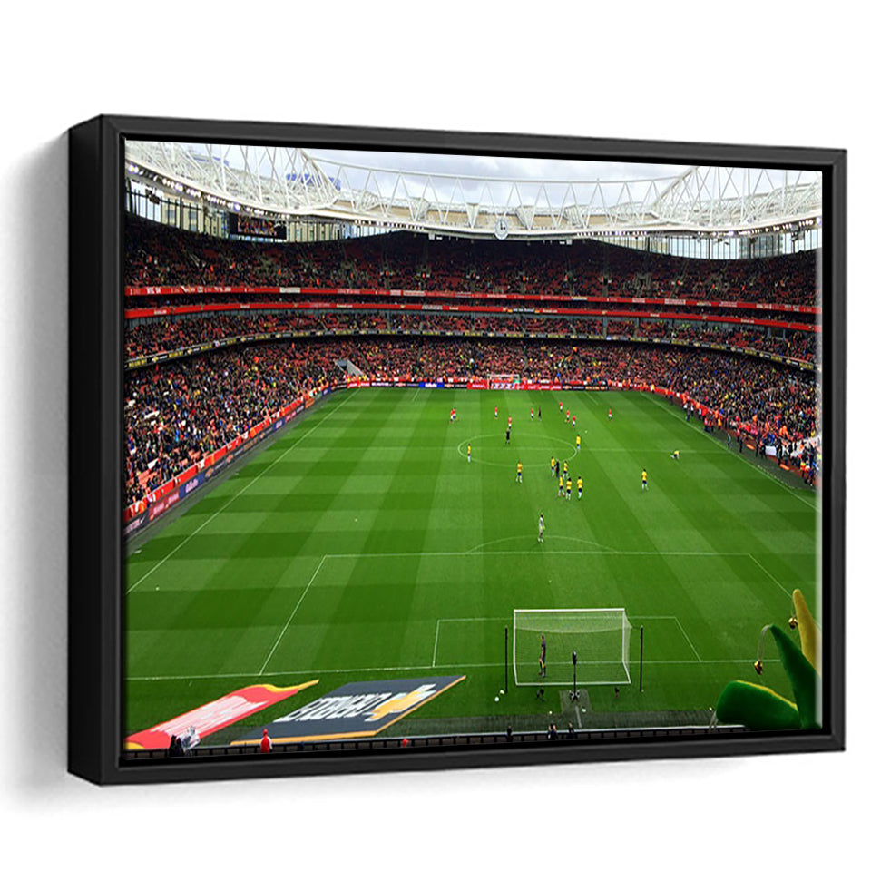 Emirates Stadium England, Stadium Canvas, Sport Art, Gift for him, Framed Canvas Prints Wall Art Decor, Framed Picture
