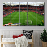 Emirates Stadium England, Stadium Canvas, Sport Art, Gift for him, Multi Panels B, Canvas Prints Wall Art Decor