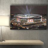 Emirates Stadium, English Football Stadium At Night Canvas Prints Wall Art - Painting Canvas, Wall Decor, Fan Gift, Art Prints