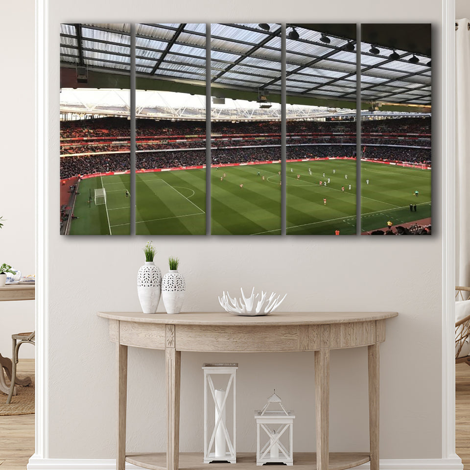 Emirates Stadium, Stadium Canvas, Sport Art, Gift for him,100 Multi Panels B, Canvas Prints Wall Art Decor