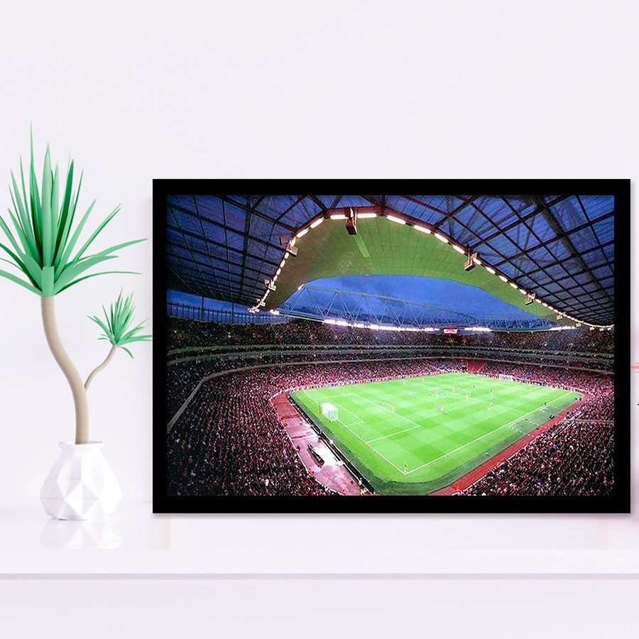 Emirates Stadium, Stadium Canvas, Sport Art, Gift for him, Framed Art Prints Wall Art Decor, Framed Picture