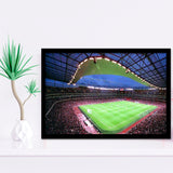 Emirates Stadium, Stadium Canvas, Sport Art, Gift for him, Framed Art Prints Wall Art Decor, Framed Picture
