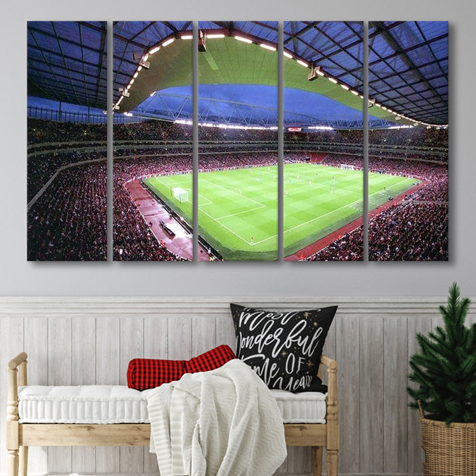 Emirates Stadium, Stadium Canvas, Sport Art, Gift for him, Multi Panels B, Canvas Prints Wall Art Decor