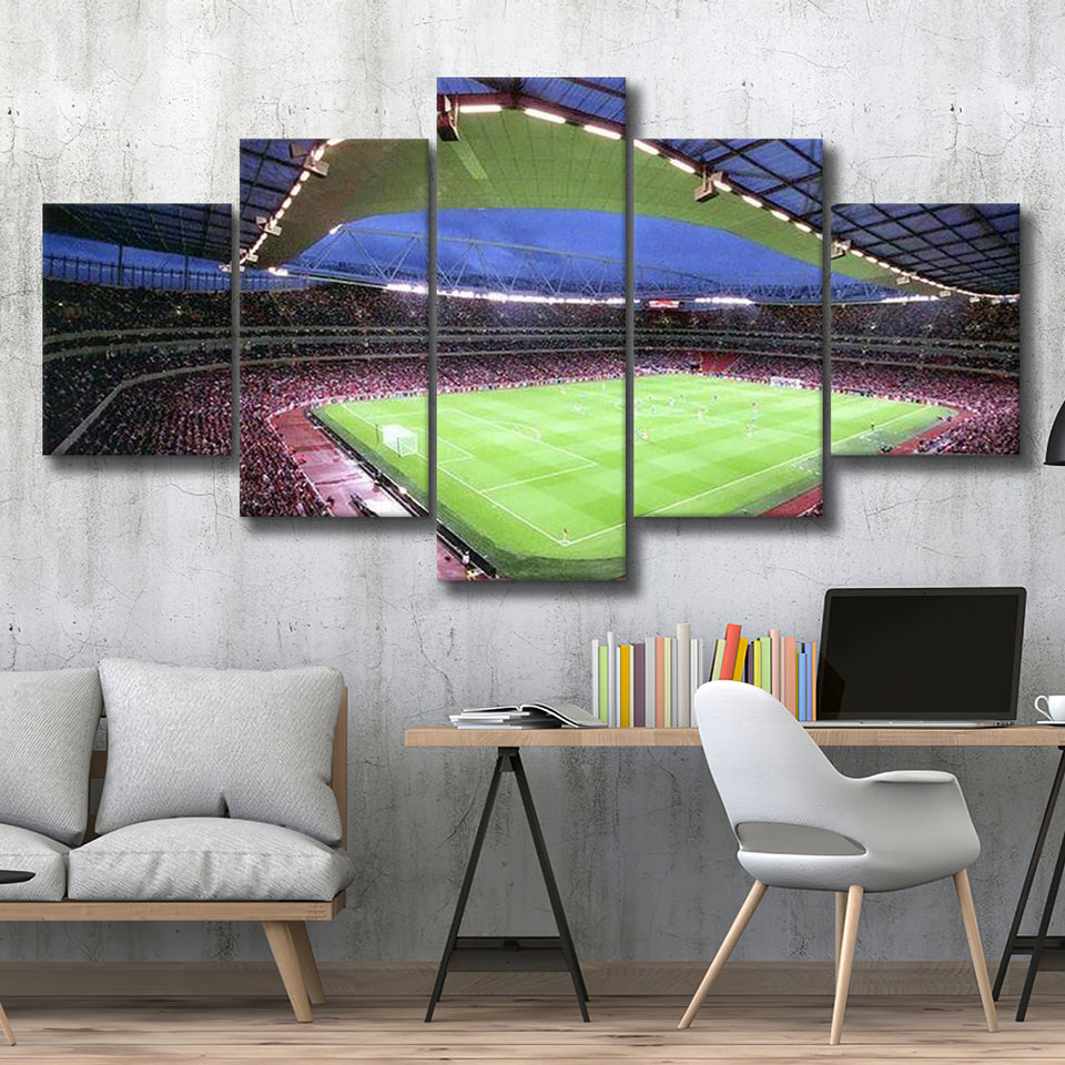 Emirates Stadium, Stadium Canvas, Sport Art, Large Canvas, Multi Panels, Canvas Prints Wall Art Decor