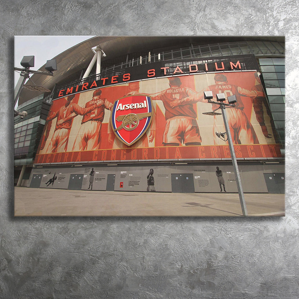 Emirates Stadium Wall Art Arsenal Stadium Canvas Prints Football Stadium,Sport Stadium Art Prints, Fan Gift, Wall Decor