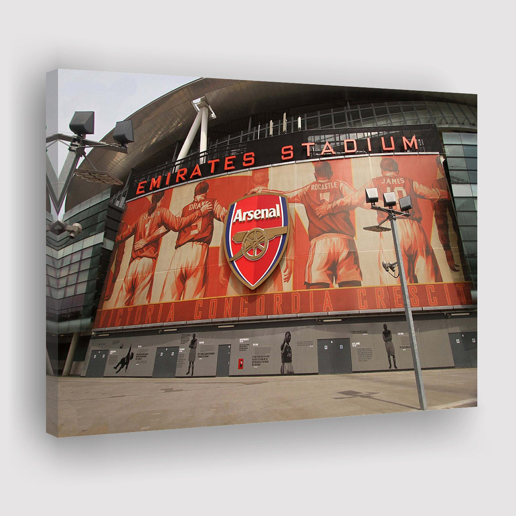 Emirates Stadium Wall Art Arsenal Stadium Canvas Prints Football Stadium,Sport Stadium Art Prints, Fan Gift, Wall Decor