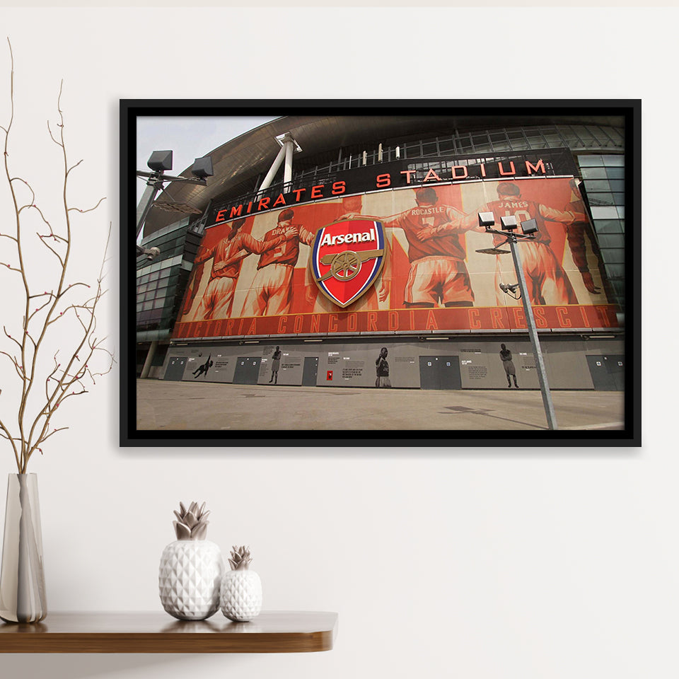 Emirates Stadium Wall Art Arsenal Stadium Framed Canvas Prints Football Stadium,Sport Stadium Art Prints, Fan Gift