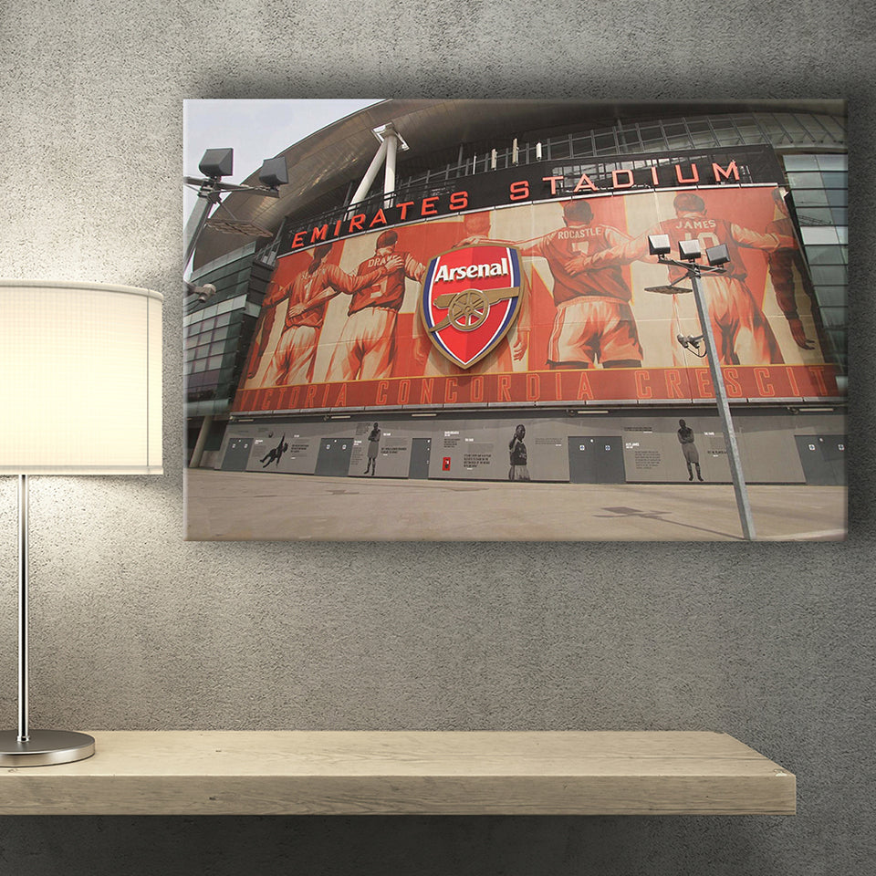 Emirates Stadium Wall Art Arsenal Stadium Canvas Prints Football Stadium,Sport Stadium Art Prints, Fan Gift, Wall Decor