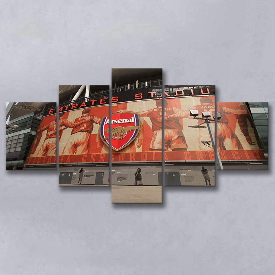 Emirates Stadium Wall Art Arsenal Stadium Canvas Prints Football Stadium,Multi Panels,Sport Stadium Art Prints, Fan Gift