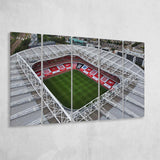 Emirates Stadium Wall Art Arsenal Stadium Canvas Prints London Poster,Multi Panels B,Sport Stadium Art Prints, Fan Gift