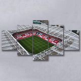 Emirates Stadium Wall Art Arsenal Stadium Canvas Prints London Poster,Multi Panels,Sport Stadium Art Prints, Fan Gift